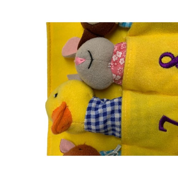 Do Re Me and You Zoo Animals Plush Toy Cat Dog Bunny Mouse Duck Horse Cow Rooste - Picture 5 of 7